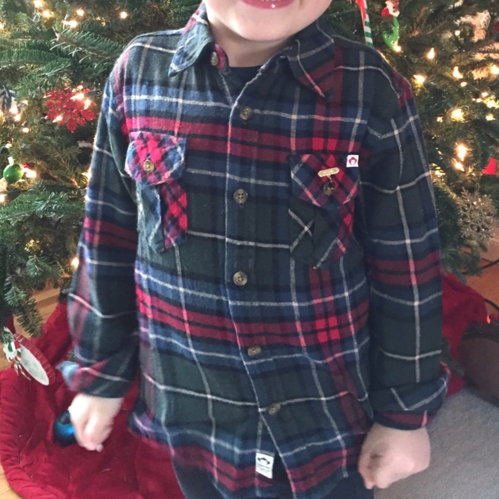 Appaman Tibetan Plaid Flannel Shirt